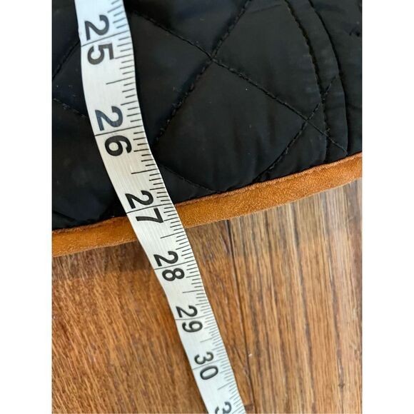 Liverpool LA black quilted tan trim jacket size m - Picture 9 of 10